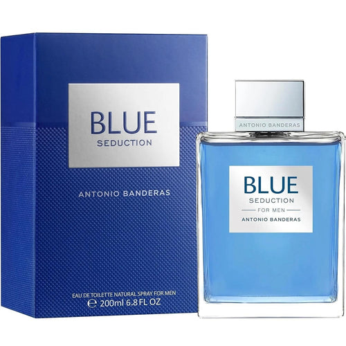 Antonio Banderas Blue Seduction Eau de Toilette para hombre — 6.8 oz - DualScentEau de Toilette
