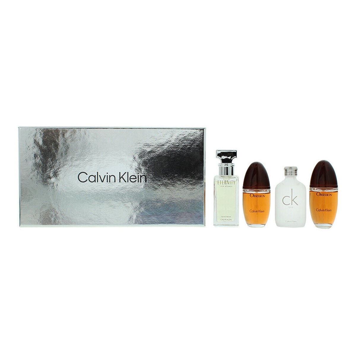 Set de regalo Calvin Klein de 4 minis para mujer - DualScentGift Set