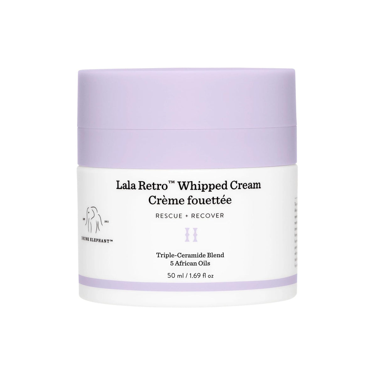 Drunk Elephant Lala Retro Whipped Cream, 1.7 oz - DualScentFace Moisturizer