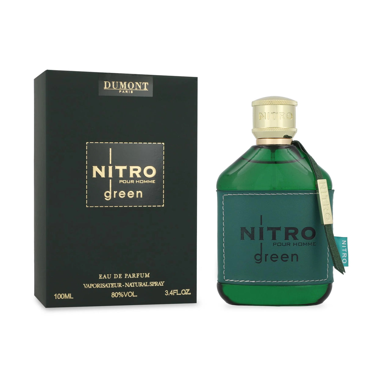Dumont Nitro Green Eau de Parfum para hombre — 3.4 oz - DualScentEau de Parfum