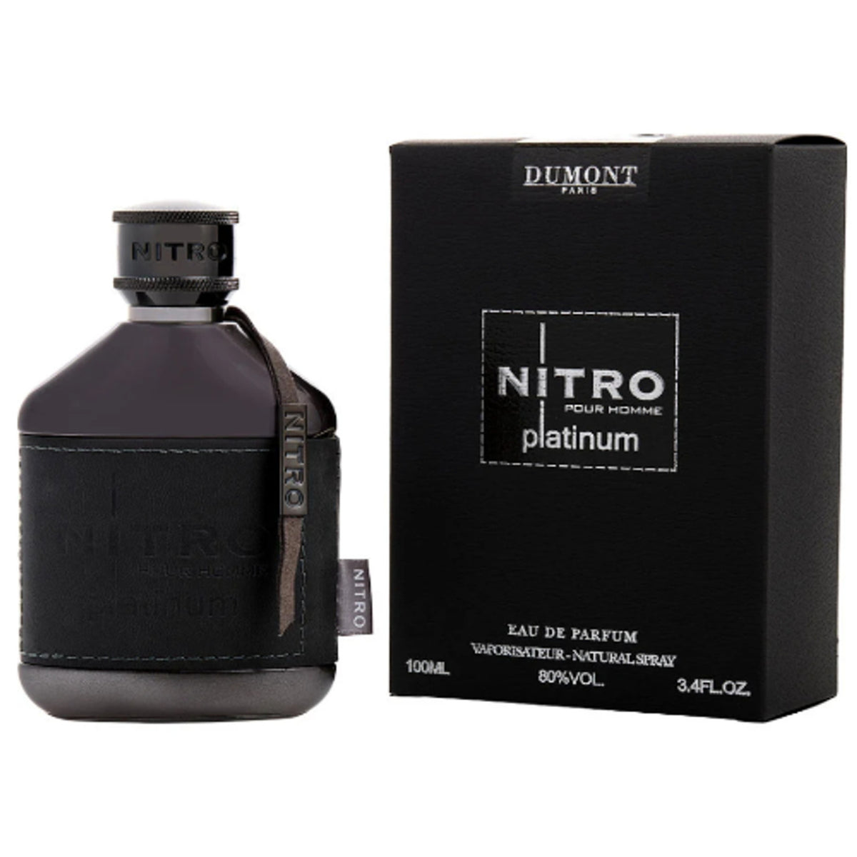 Dumont Nitro Platinum Eau de Parfum para hombre — 3.4 oz - DualScentEau de Parfum