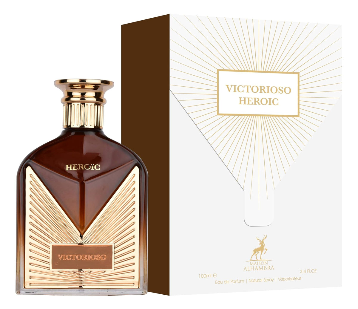 Maison Alhambra Victorioso Heroic Eau de Parfum para hombre — 3.4 oz - DualScentEau de Parfum