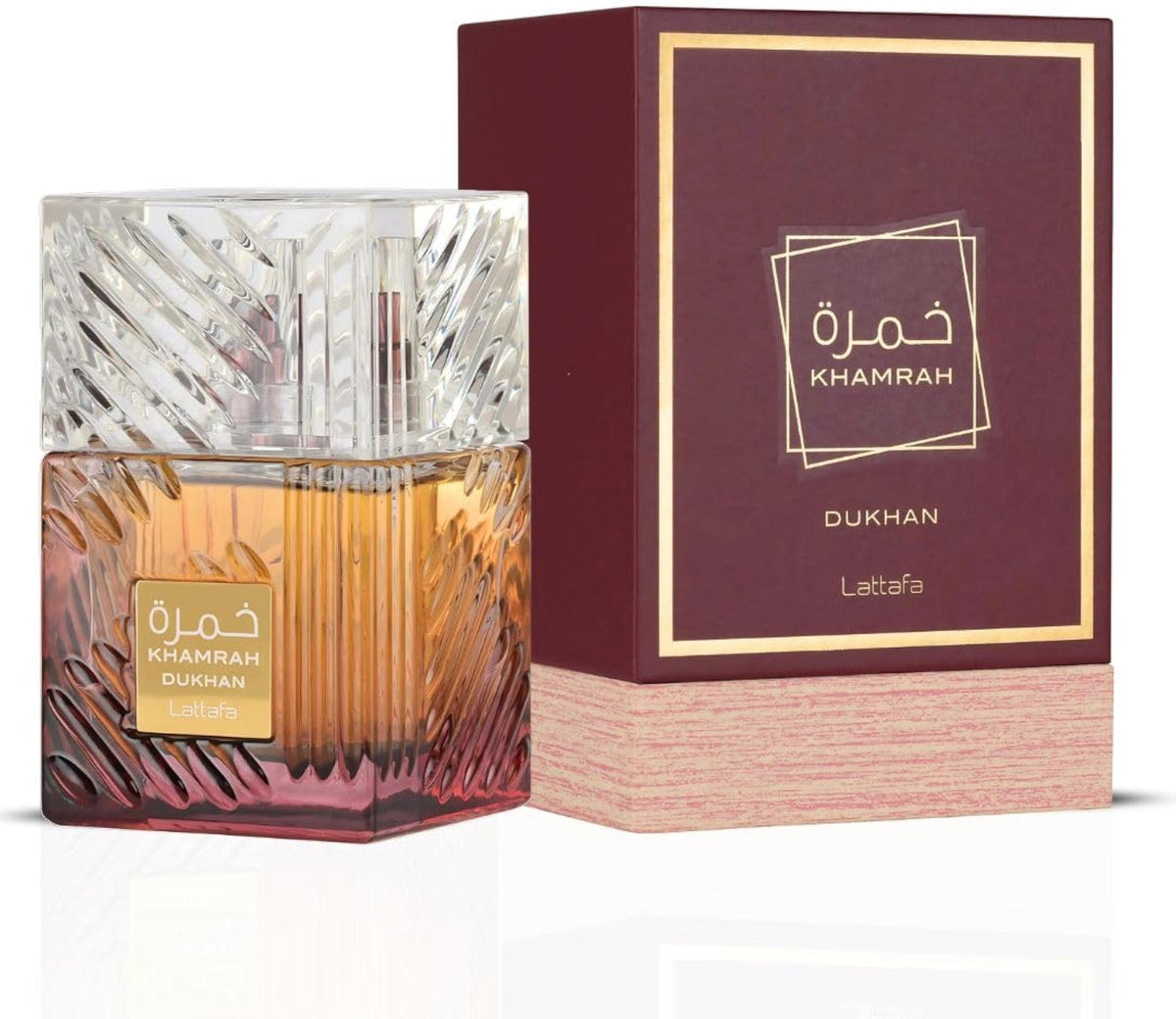 Lattafa Khamrah Dukhan Eau de Parfum, 3.4 oz - DualScentFragrance