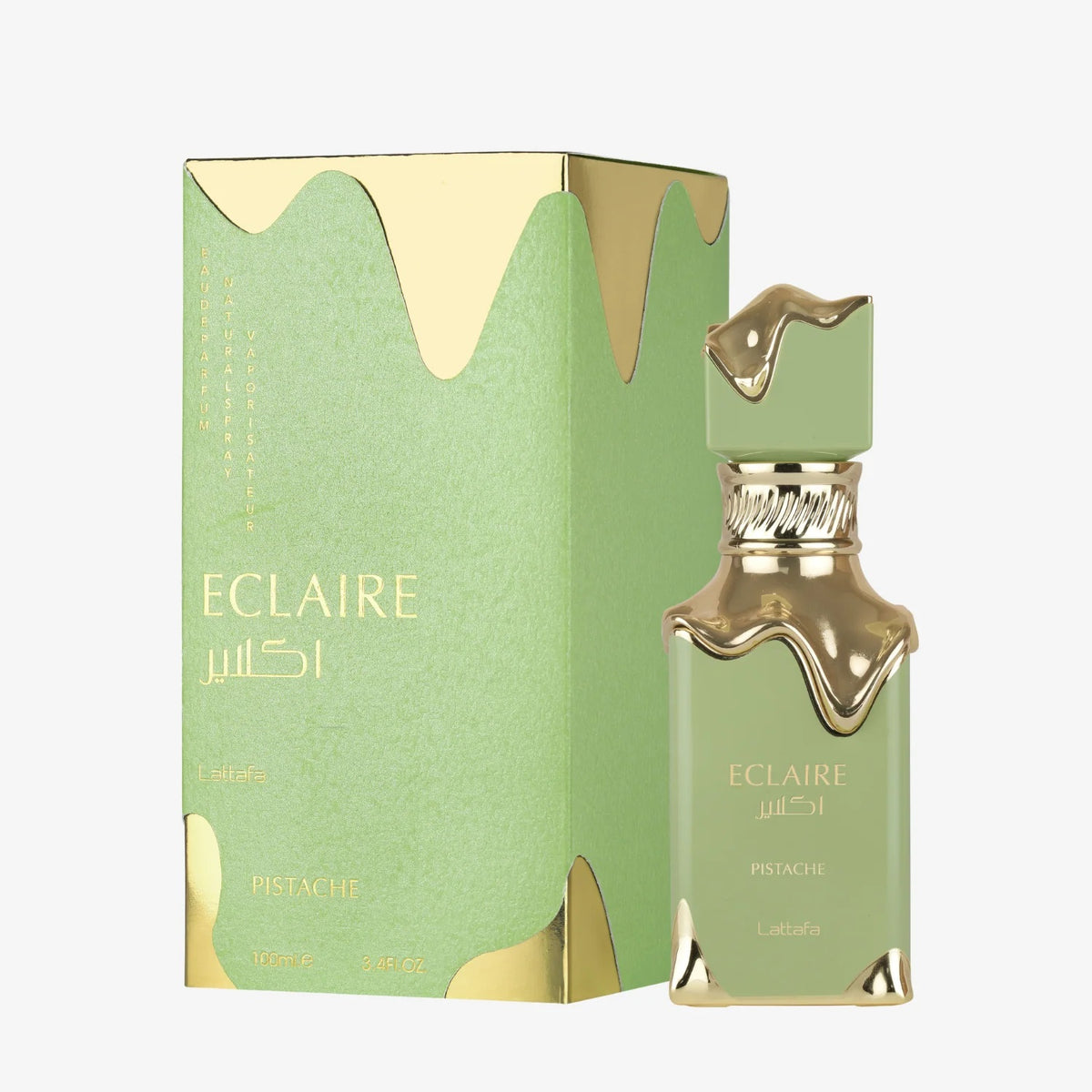 Lattafa Eclaire Pistache Eau de Parfum unisex — 3.4 oz - DualScentEau de Parfum