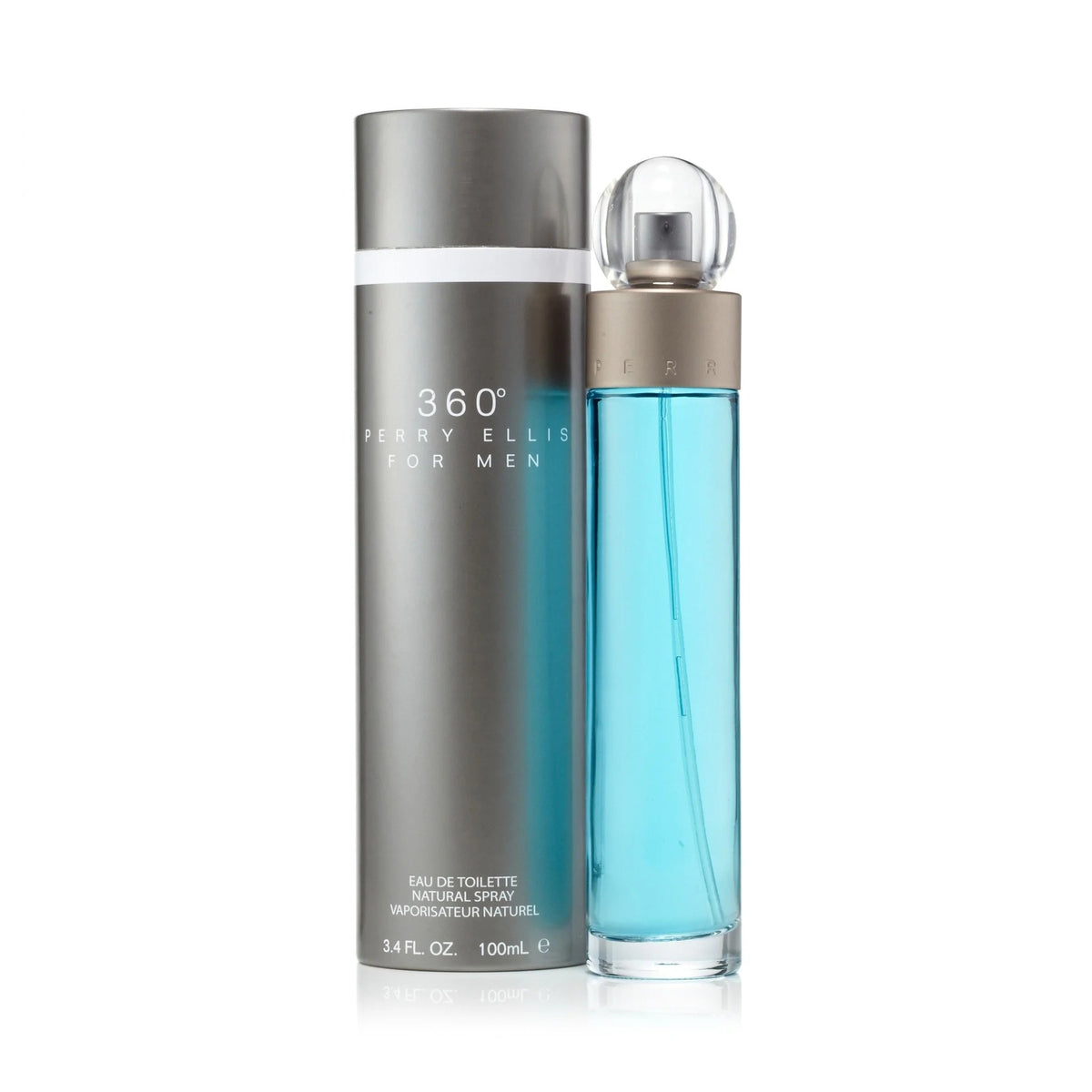 Perry Ellis 360 Eau de Toilette for Men, 3.4 oz - DualScentFragrance