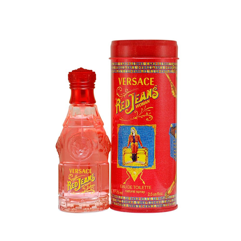 Versace Red Jeans Eau de Toilette para mujer — 2.5 oz - DualScentEau de Toilette